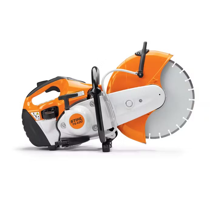 STIHL TS 420 SIDE VIEW