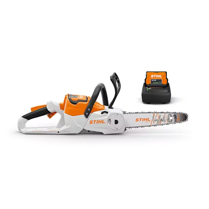 STIHL MSA60C-B BATTERY SIDE VIEW