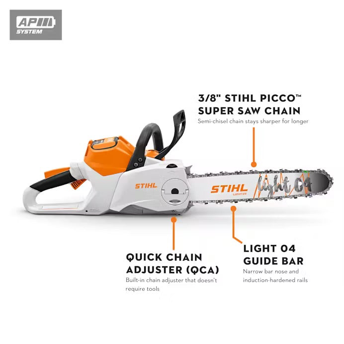 MSA 220 C-B Battery Powered Chainsaw, STIHL