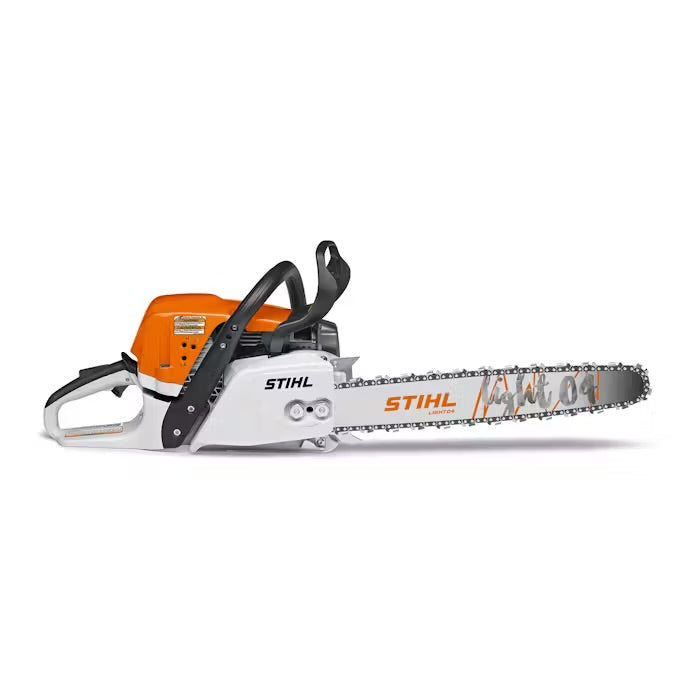 STIHL MS 391 CHAINSAW SIDE VIEW