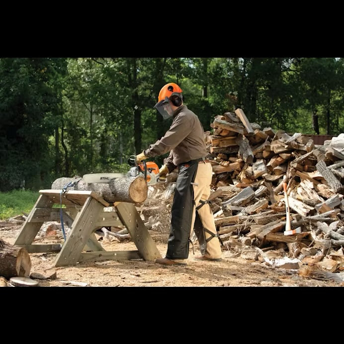 STIHL MS 311 CHAINSAW CUTTING FIREWOOD