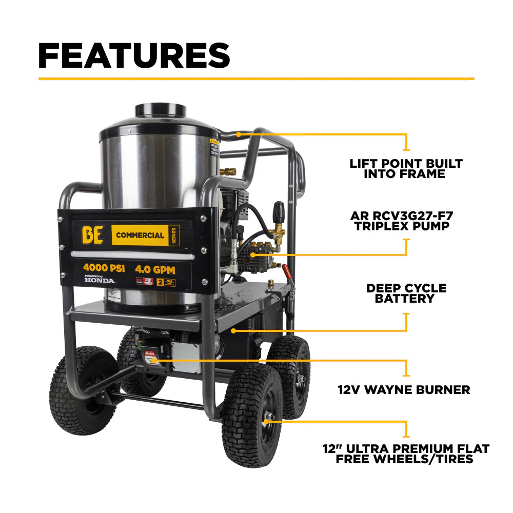 Pressure Washer, BE-Hot Water