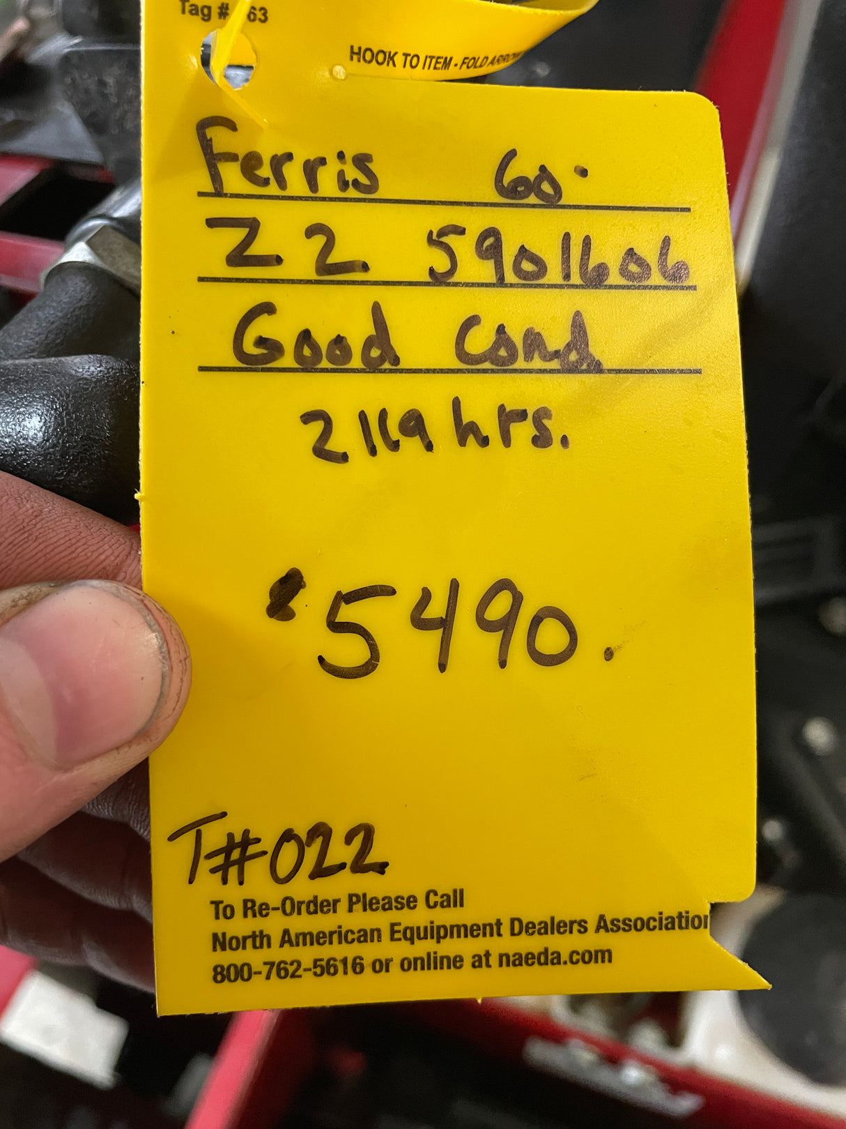 Ferris Stand ON Mower Used