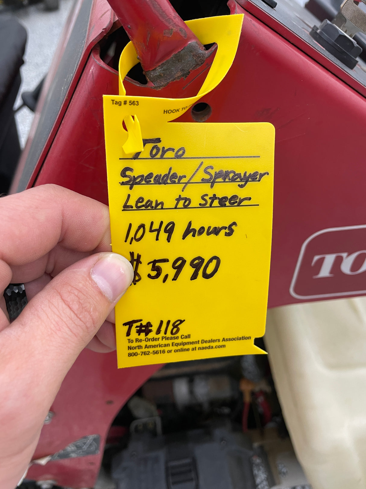 Toro Spreader/Sprayer Used