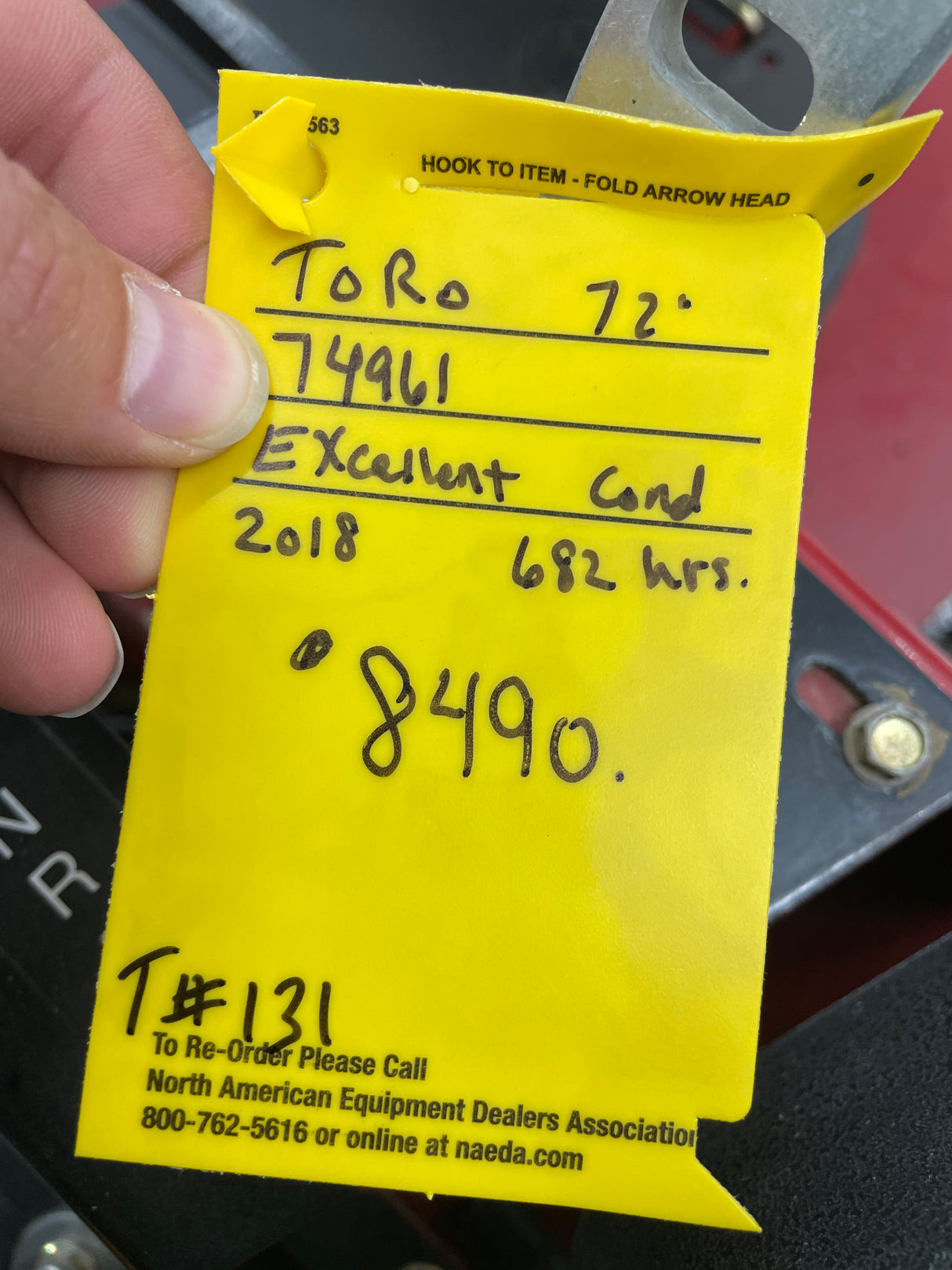 Toro Z-Master 72” Used