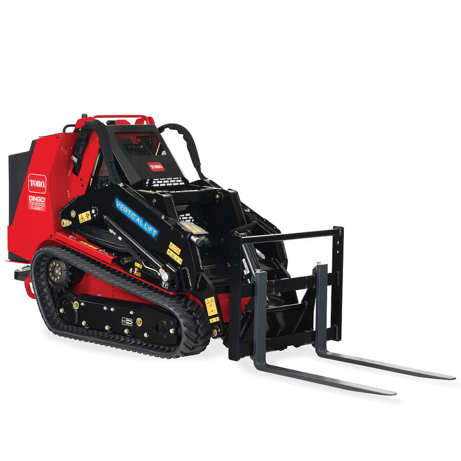 Toro Dingo TX 1000 front angle with forks