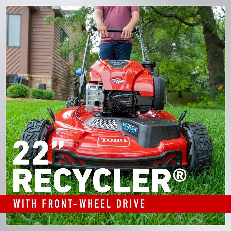 Toro 22 in. (56cm) Recycler® Self-Propel w/SmartStow® Gas Lawn Mower