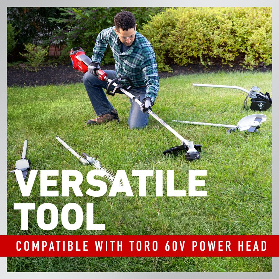 Toro 60V MAX* 14 in. (35.56 cm) / 16 in. (40.64 cm) String Trimmer Attachment - Tool Only