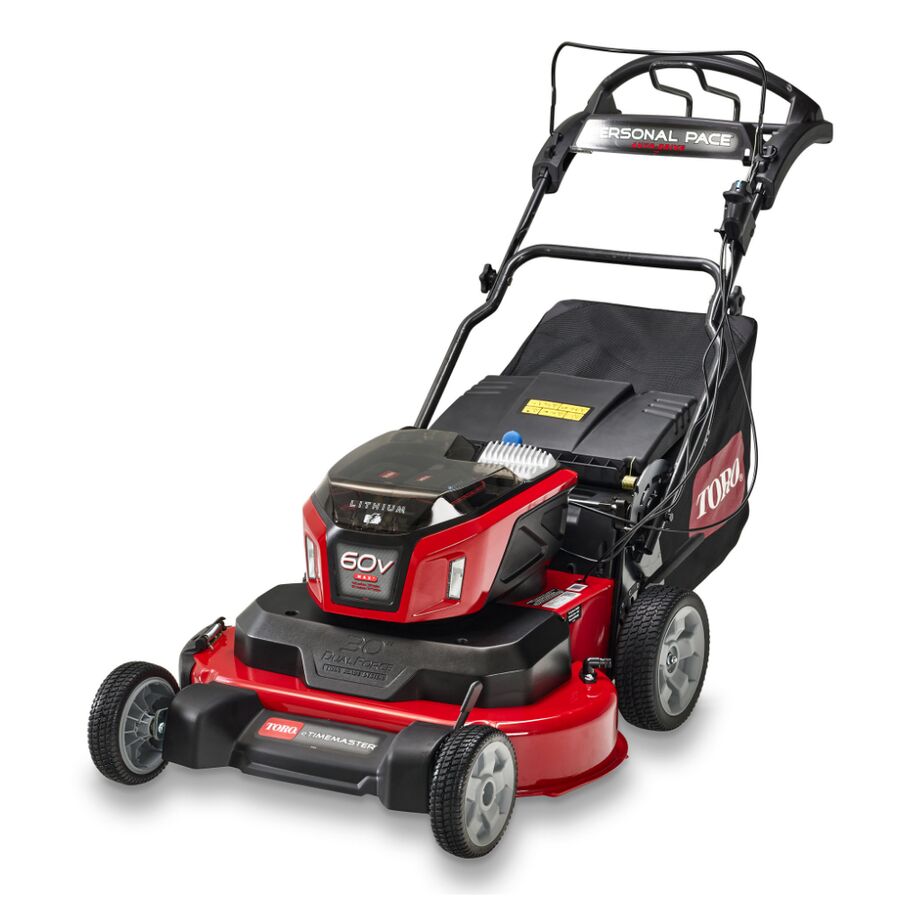 Toro 60V MAX* 30 in. (76 cm) eTimeMaster® Personal Pace® Auto-Drive Lawn Mower - (2) 10.0Ah Batteries/Chargers Included