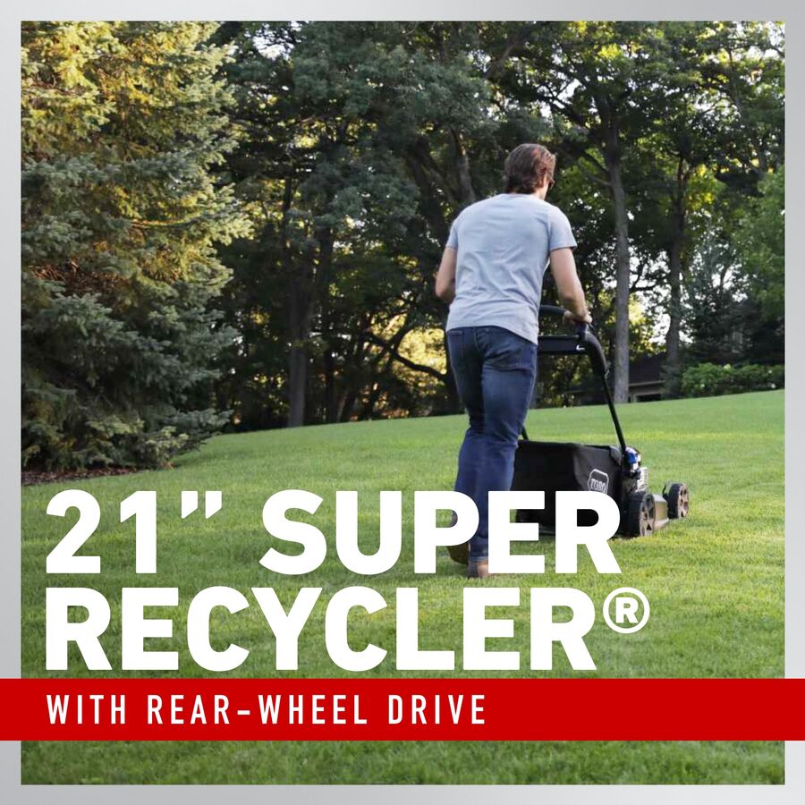 Toro 21 in. (53 cm) Super Recycler® Electric Start w/Personal Pace® & SmartStow® Gas Lawn Mower