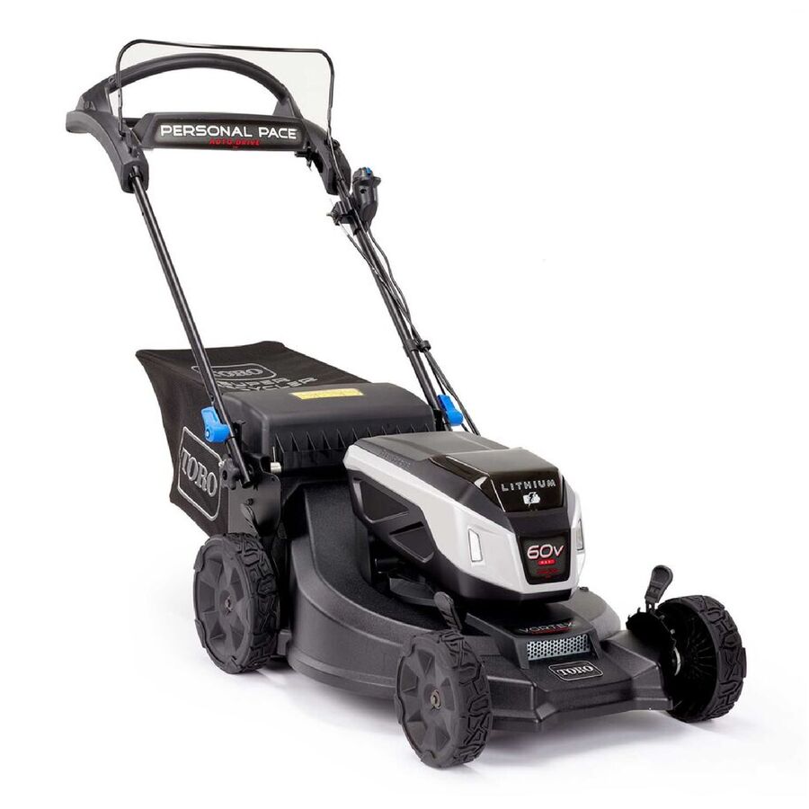 Toro 60V Max* 21 in. (53 cm) Super Recycler® w/Personal Pace® & SmartStow® Lawn Mower with 7.5Ah Battery