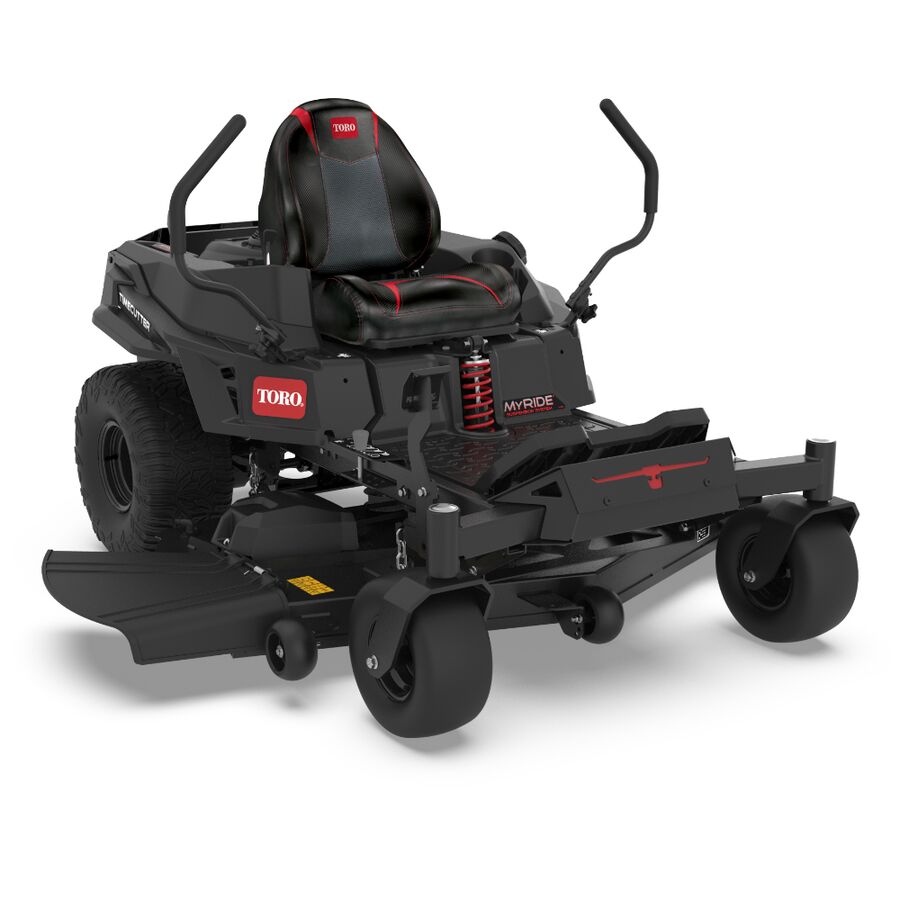 TORO TIMECUTTER BLACK 60” MYRIDE FRONT ANGLE VIEW