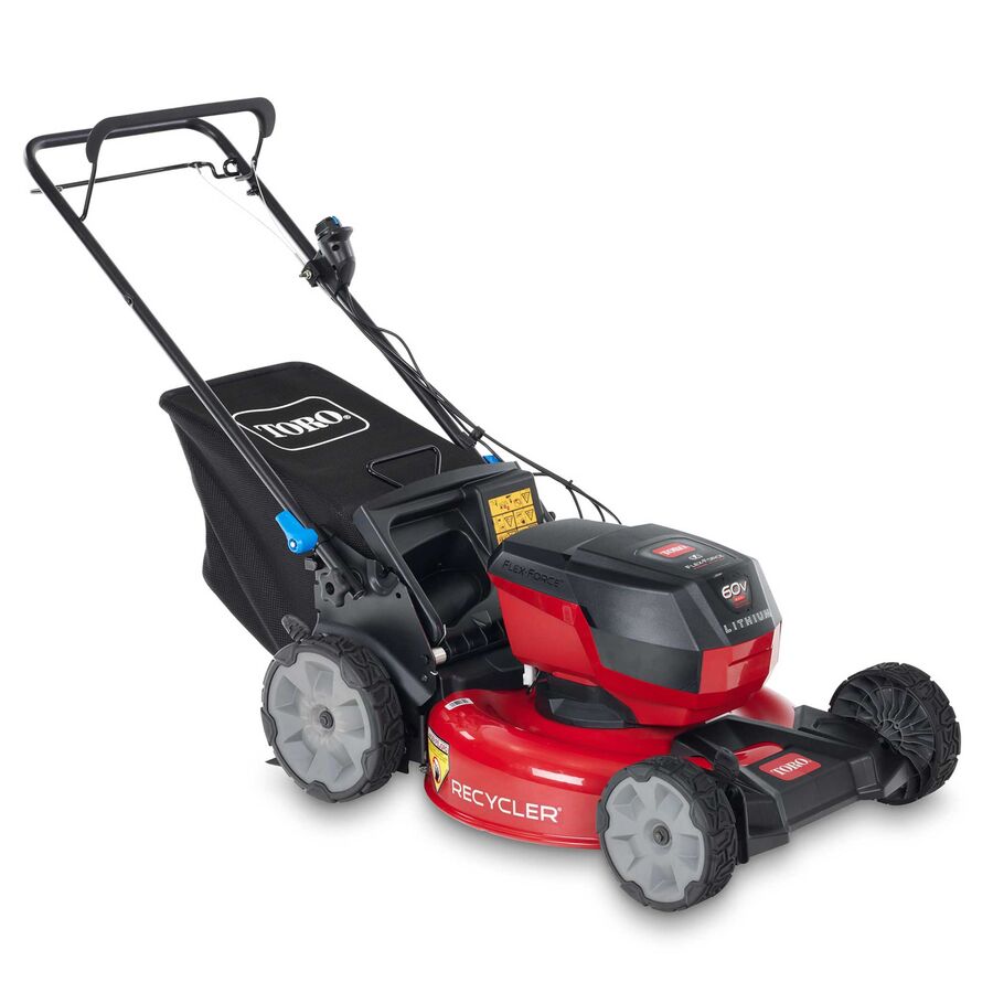 Toro 60V Max* 21 in. (53 cm) Recycler® Self-Propel w/SmartStow® Lawn Mower with 6.0Ah Battery