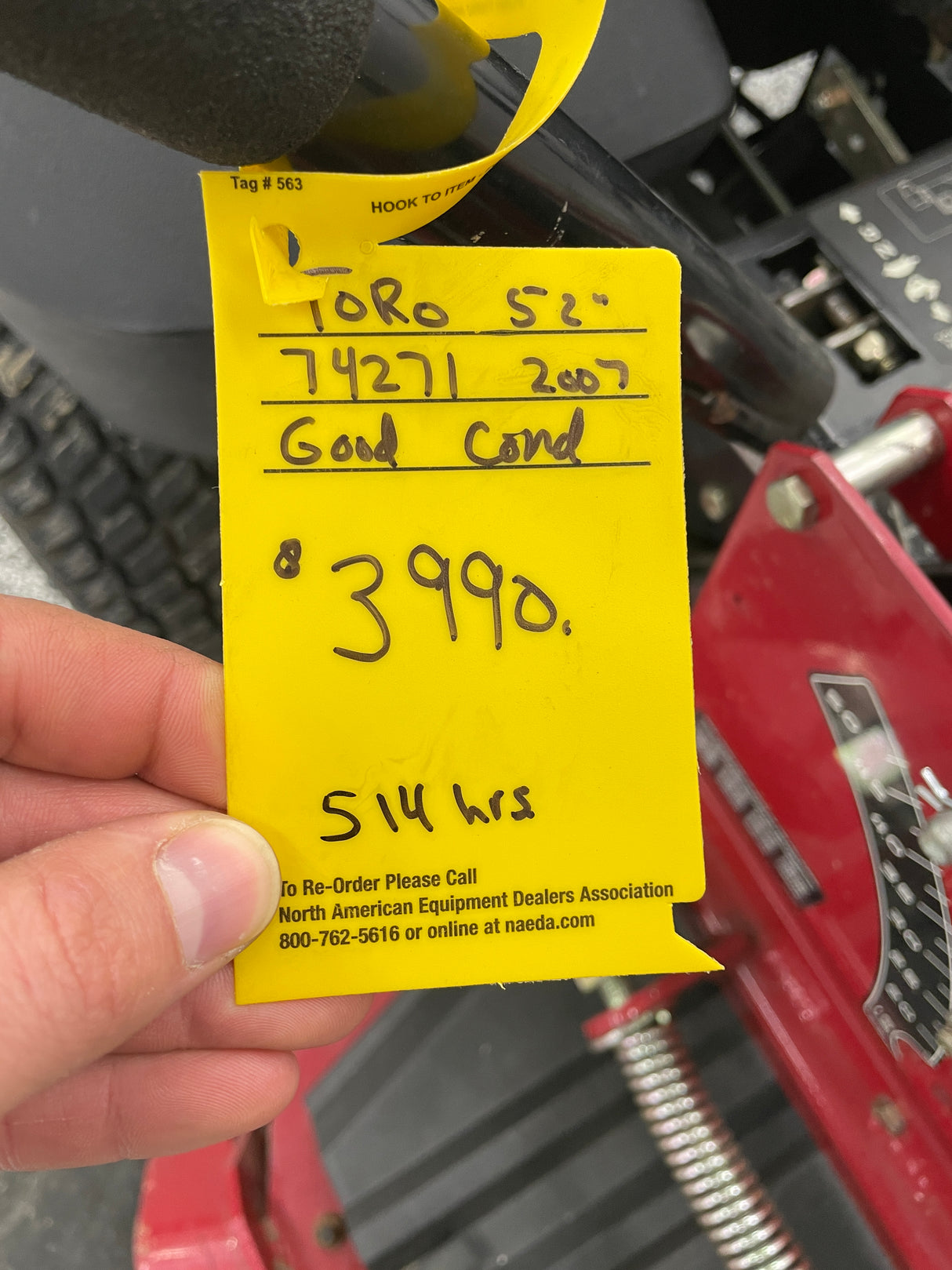 Toro Zero Turn, Used