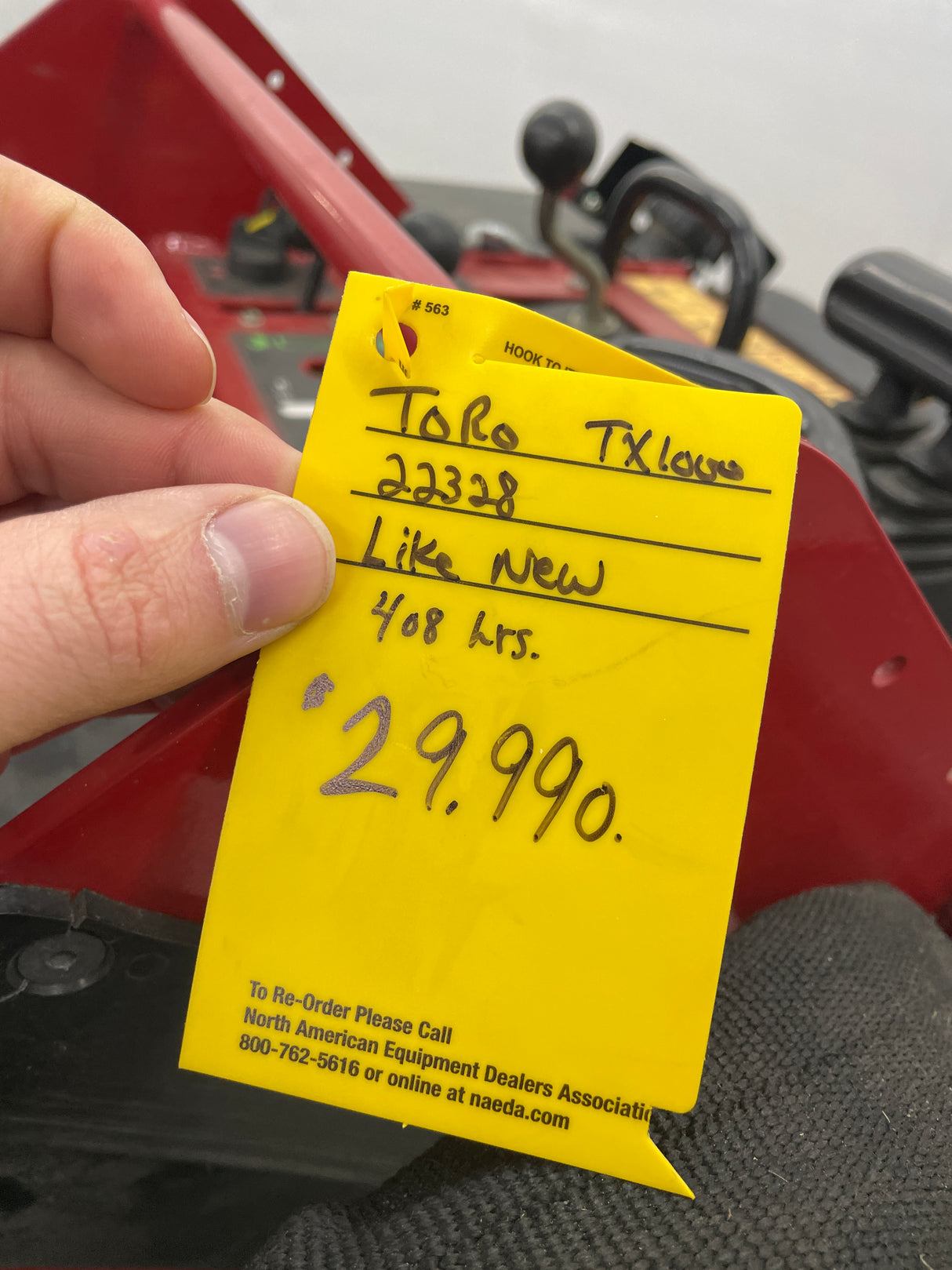 Toro Dingo TX1000, Used