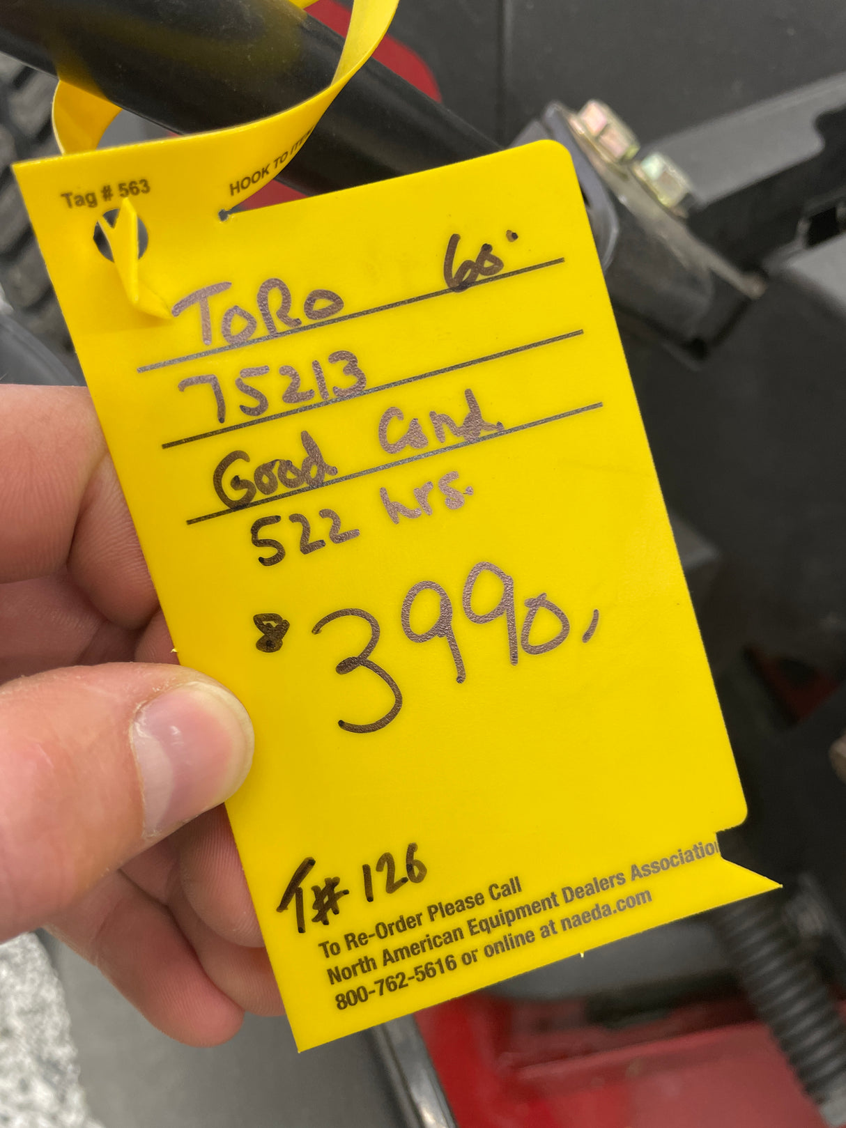 Toro TIMECUTTER, Used