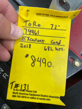 Toro Z-Master 72” Used