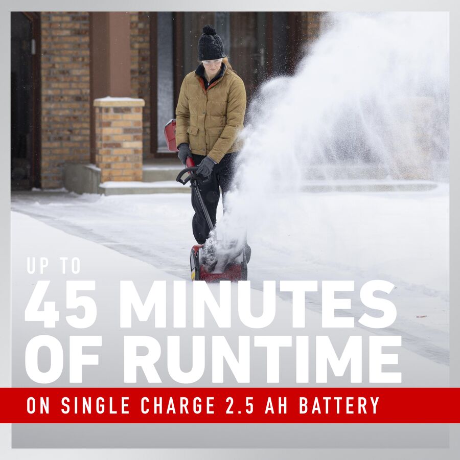 Toro 12 in. (30 cm) Power Shovel 60V* 2.5Ah Battery and Charger