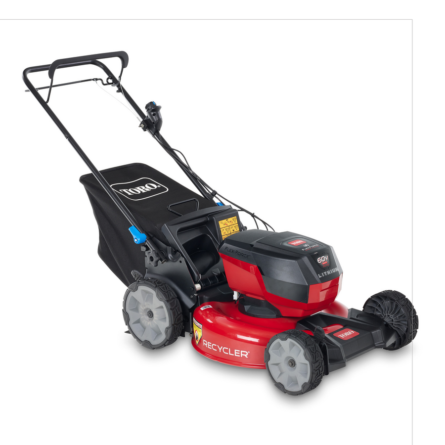 Toro 60V Max* 21 in. (53 cm) Recycler® w/SmartStow® Push Lawn Mower with 4.0Ah Battery